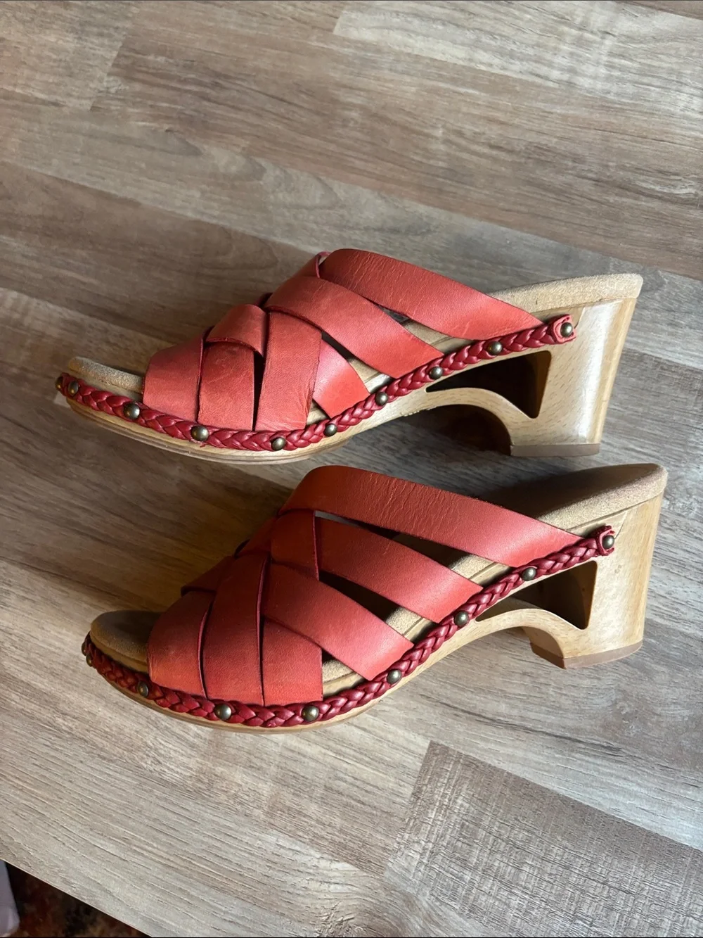 Dansko Tory‎ Wedge Sandal Woven Leather